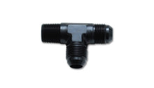 Load image into Gallery viewer, Vibrant -6AN x 1/4in NPT Flare to Pipe On Run Tee Adapter Fitting - Aluminum Vibrant VIB10472