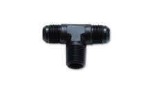 Load image into Gallery viewer, Vibrant -6AN x 1/4in NPT Flare to Pipe Tee Adapter Fitting - Aluminum Vibrant VIB10462