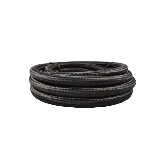 Vibrant - 8 AN Black Nylon Braided Flex Hose w/PTFE Liner (150ft Roll) Vibrant VIB19038
