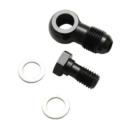 Vibrant -8AN Male Banjo Fitting 10mm x 1.5 Metric Aluminum + 2 Washers Vibrant VIB11531