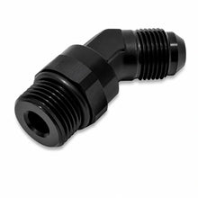 Load image into Gallery viewer, Vibrant 16945 -8AN to -10AN 45 degree adapter fitting in anodized black