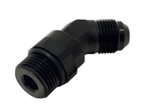 Load image into Gallery viewer, Vibrant -8AN Male to Male -8AN Straight Cut 45 Degree Adapter Fitting - Anodized Black Vibrant VIB16944