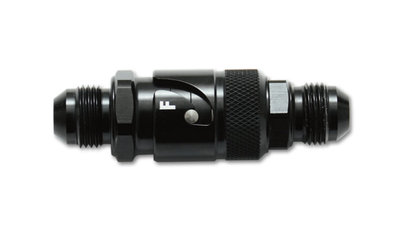 Vibrant -8AN Quick Release Fitting with Viton Seal - Aluminum - Black Ops Auto Works