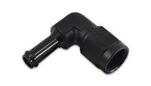Load image into Gallery viewer, Vibrant -8AN to 1/2in Hose Barb 90 Degree Adapter - Anodized Black - Black Ops Auto Works