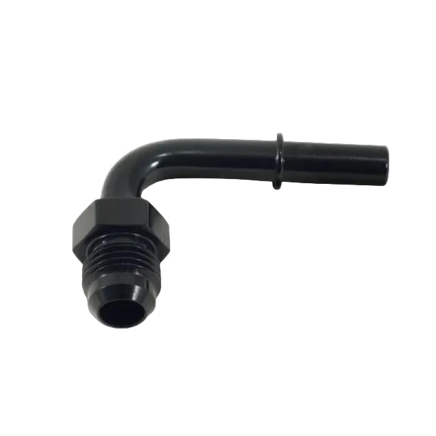 Vibrant Vibrant 90 Degree Male AN Push-On EFI Adapter AN -6 Barb 0.375in