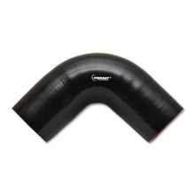 Load image into Gallery viewer, Vibrant 90 Degree Silicone Elbow 3.125in ID x 3.50in Leg Length - Black Vibrant VIB27932
