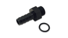 Load image into Gallery viewer, Vibrant Aluminum Male -6AN ORB to 3/8in Barb w/O-Ring - Anodized Black - Black Ops Auto Works