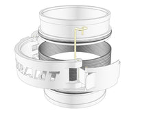 Load image into Gallery viewer, Vibrant Aluminum Weld Ferrules w/ O-Rings for 5in OD Tubing - Sold in Pairs Vibrant VIB12550