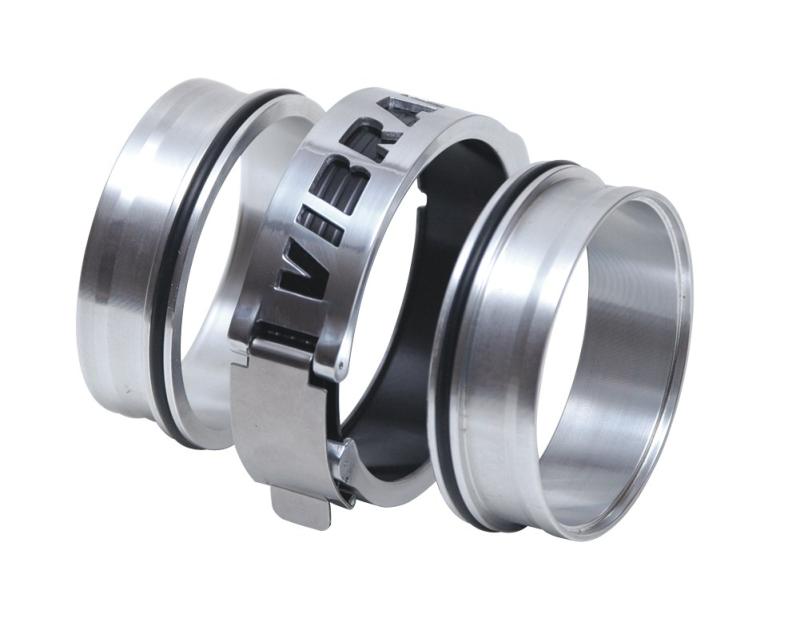 Vibrant Aluminum Weld Ferrules w/ O-Rings for 5in OD Tubing - Sold in Pairs Vibrant VIB12550