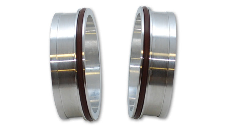 Vibrant Aluminum Weld Ferrules w/ O-Rings for 5in OD Tubing - Sold in Pairs Vibrant VIB12550