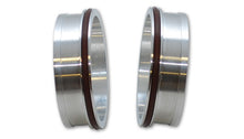 Load image into Gallery viewer, Vibrant Aluminum Weld Ferrules w/ O-Rings for 5in OD Tubing - Sold in Pairs Vibrant VIB12550