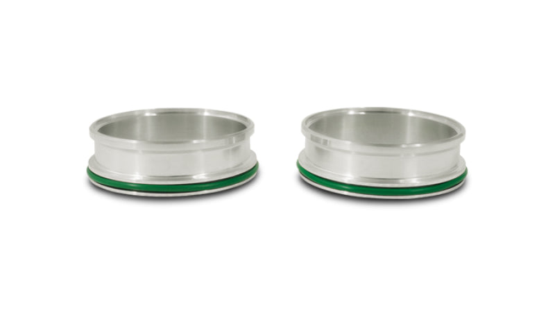 Vibrant Aluminum Weld Ferrules w/ O-Rings for 5in OD Tubing - Sold in Pairs Vibrant VIB12550