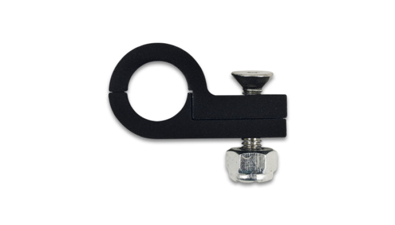 Vibrant Billet Aluminum P-Clamp 3/4in ID - Anodized Black - Black Ops Auto Works