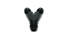Load image into Gallery viewer, Vibrant Billet Aluminum Y-Block Fitting with 1/8in NPT Port - 1/2in NPT x 3/8in NPT x 3/8in NPT Vibrant VIB10821