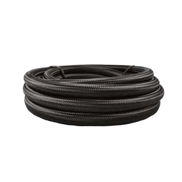 Vibrant Black Nylon Braided Flex Hose w/PTFE Liner AN -10 (150ft Roll) Vibrant VIB19040