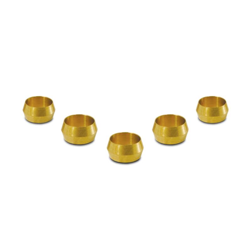 Vibrant Brass Olive Inserts 1/2in - Pack of 5 Vibrant VIB16468