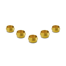 Load image into Gallery viewer, Vibrant Brass Olive Inserts 1/2in - Pack of 5 Vibrant VIB16468