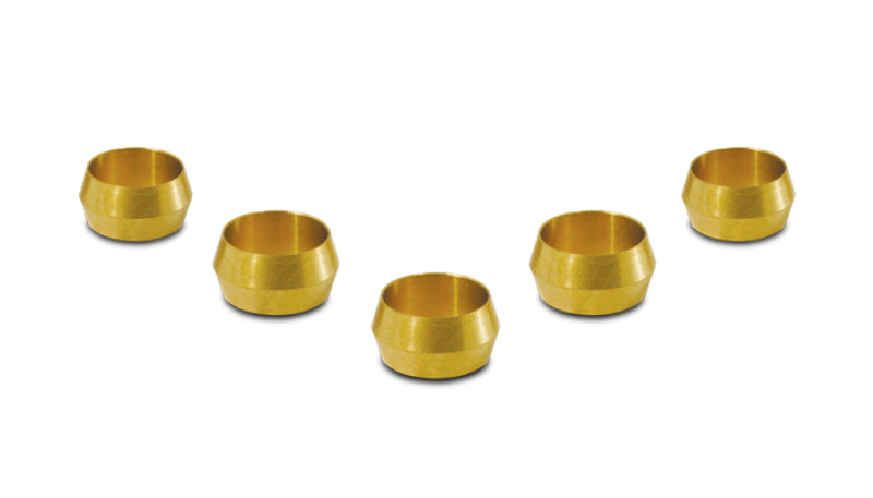 Vibrant Brass Olive Inserts 3/8in - Pack of 5 Vibrant VIB16466