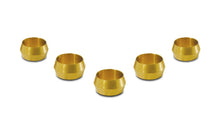 Load image into Gallery viewer, Vibrant Brass Olive Inserts 3/8in - Pack of 5 Vibrant VIB16466