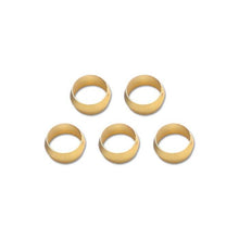 Load image into Gallery viewer, Vibrant Brass Olive Inserts 3/8in - Pack of 5 Vibrant VIB16466