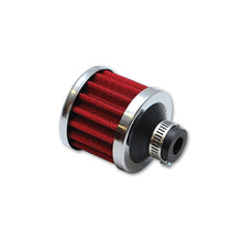 Load image into Gallery viewer, Vibrant Crankcase Breather Filter w/Chrome Cap 2 1/8in 55mm Cone ODx2 5/8in 68mm Tallx5/8in 15mm ID - Black Ops Auto Works