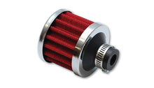Load image into Gallery viewer, Vibrant Crankcase Breather Filter w/Chrome Cap 2 1/8in 55mm Cone ODx2 5/8in 68mm Tallx5/8in 15mm ID - Black Ops Auto Works