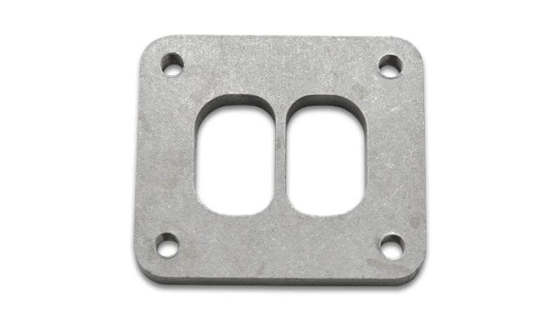 Vibrant Divided Turbo Inlet Flange for Borg Warner S-Series Divided T4 - 304 Stainless Steel - Black Ops Auto Works