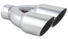 Load image into Gallery viewer, Vibrant Dual 3.5in Round SS Exhaust Tip (Single Wall Angle Cut) - Black Ops Auto Works