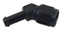 Load image into Gallery viewer, Vibrant Female AN to 45 Degree Barb AL Fitting (-6AN to 3/8in Barb) - Black Ops Auto Works