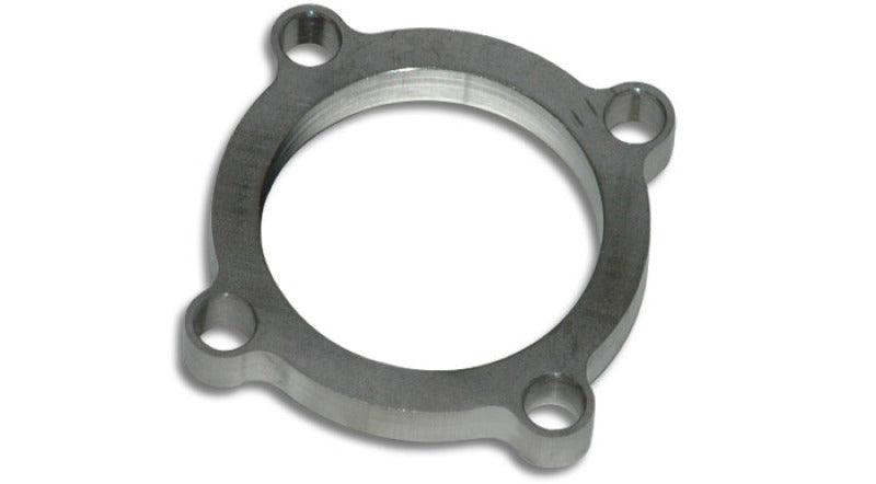 Vibrant GT series / T3 Discharge Flange (4 Bolt) with 2.5in Inlet ID Mild Steel 1/2in Thick - Black Ops Auto Works