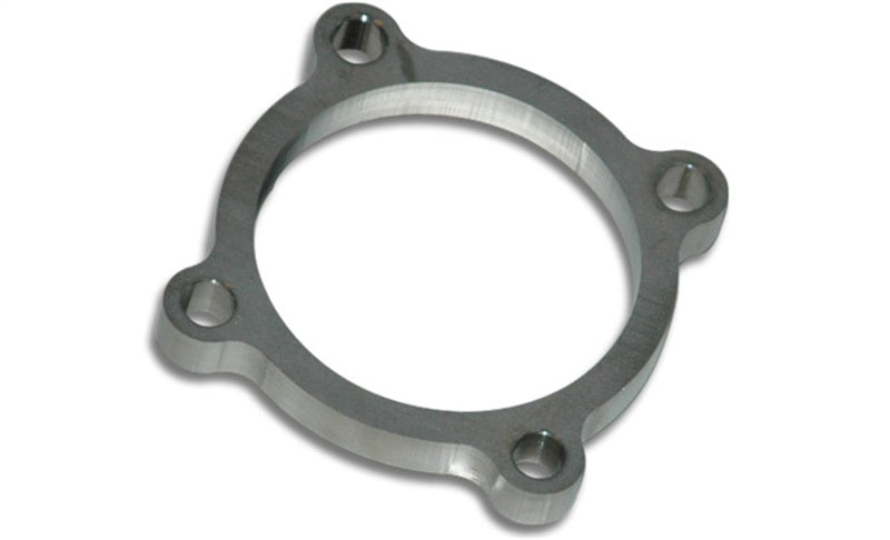 Vibrant GT series / T3 Discharge Flange (4 Bolt) with 3in Inlet ID Mild Steel 1/2in Thick - Black Ops Auto Works