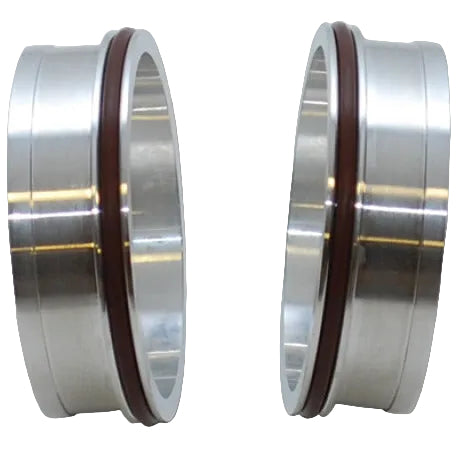 Vibrant HD Aluminum Weld Ferrules w/ O-Rings for 2in OD Tubing - Sold in Pairs Vibrant VIB12543