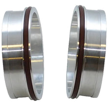 Load image into Gallery viewer, Vibrant HD Aluminum Weld Ferrules w/ O-Rings for 2in OD Tubing - Sold in Pairs Vibrant VIB12543