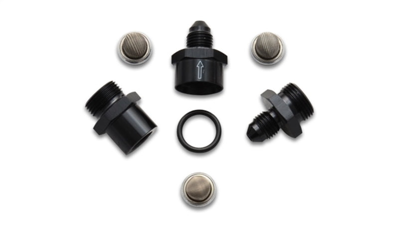 Vibrant Inline Fuel/Oil Filter Set (Size -4AN) incl. 3 filters - Black Ops Auto Works
