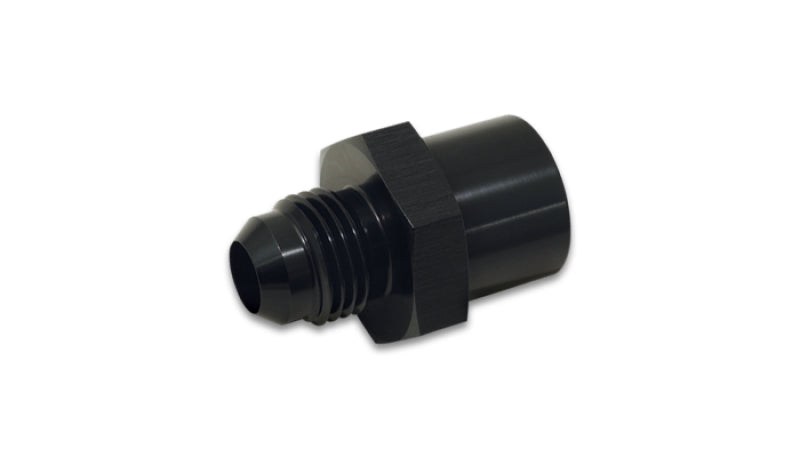 Vibrant M14 x 1.5 Female to -6AN Male Flare Adapter - Anodized Black - Black Ops Auto Works