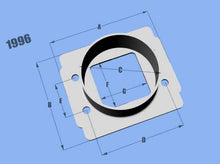 Load image into Gallery viewer, Vibrant MAF SenAdapter Plate Toyota w/ Bosch MAF Sensuse w/ 3in ID filteronly - Black Ops Auto Works