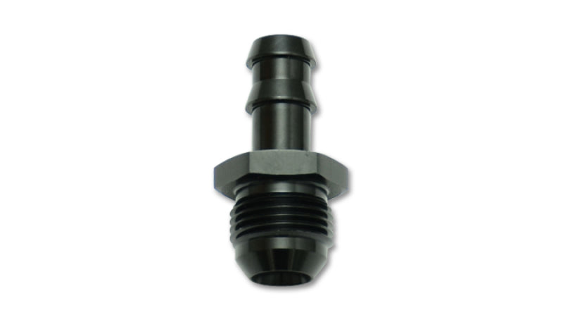 Vibrant Male -10AN to 5/8in Hose Barb Straight Aluminum Adapter Fitting - Black Ops Auto Works