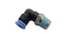 Load image into Gallery viewer, Vibrant Male Elbow Pneumatic Vacuum Fitting (1/8in NPT Thread) - for use with 3/8in(9.5mm) OD tubing - Black Ops Auto Works