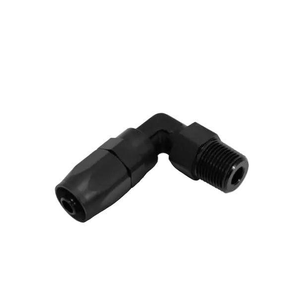 Vibrant Vibrant Male NPT 90 Degree Hose End Fitting -12AN - 3/4 NPT