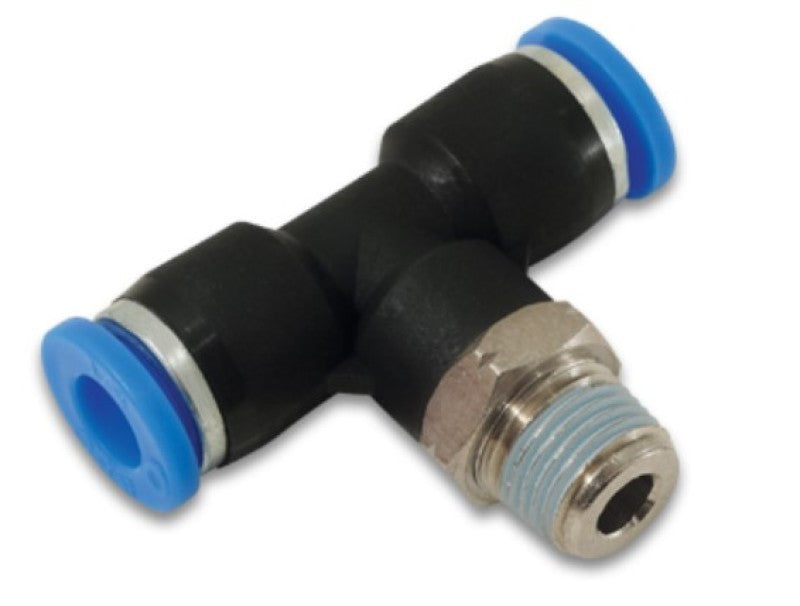 Vibrant Male Tee 1-Touch Fitting for 5/32in OD Tube (1/8in NPT)-Fittings-Vibrant