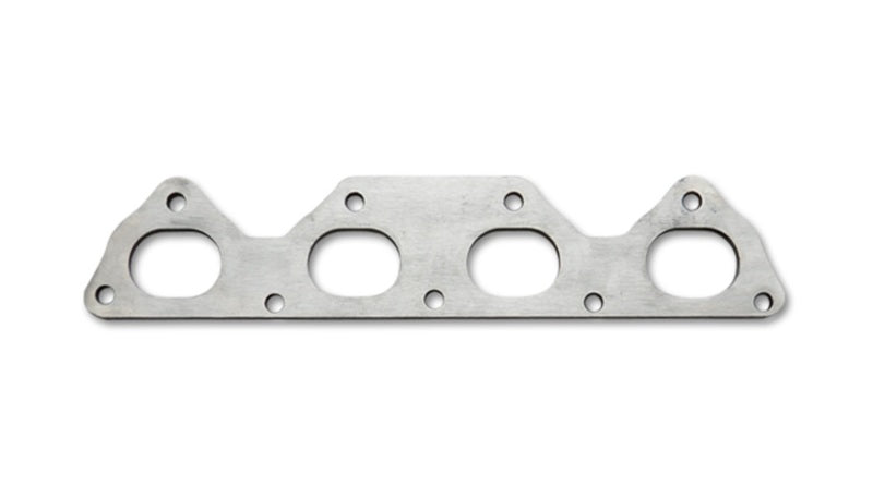 Vibrant Mild Steel Exhaust Manifold Flange for Honda/Acura B-Series motor 1/2in Thick - Black Ops Auto Works
