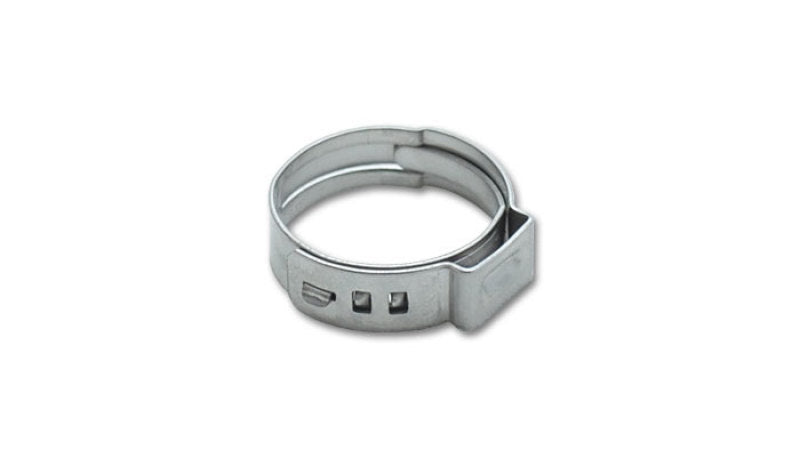 Vibrant One Ear Stepless Pinch Clamps 9.4-11.9mm clamping range (Pack of 10) SS 7mm band width - Black Ops Auto Works