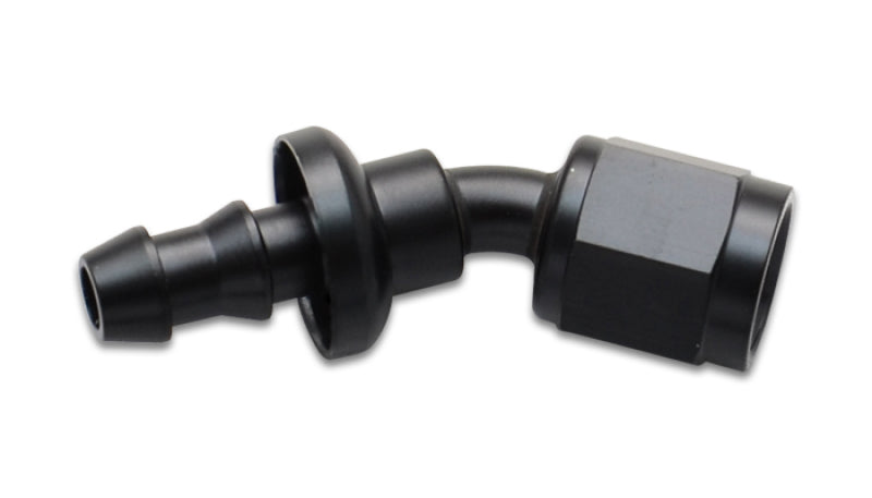 Vibrant Push-On 30 Degree Hose End Elbow FittingSize -12AN - Black Ops Auto Works