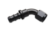 Load image into Gallery viewer, Vibrant Push-On 60 Degree Hose End Elbow FittingSize -12AN - Black Ops Auto Works