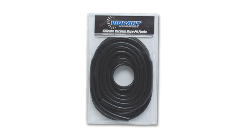 Vibrant Silicon vac Hose Pit Kit Blk 5ft- 1/8in 10ft- 5/32in 4ft- 3/16in 4ft- 1/4in 2ft-3/8in - Black Ops Auto Works