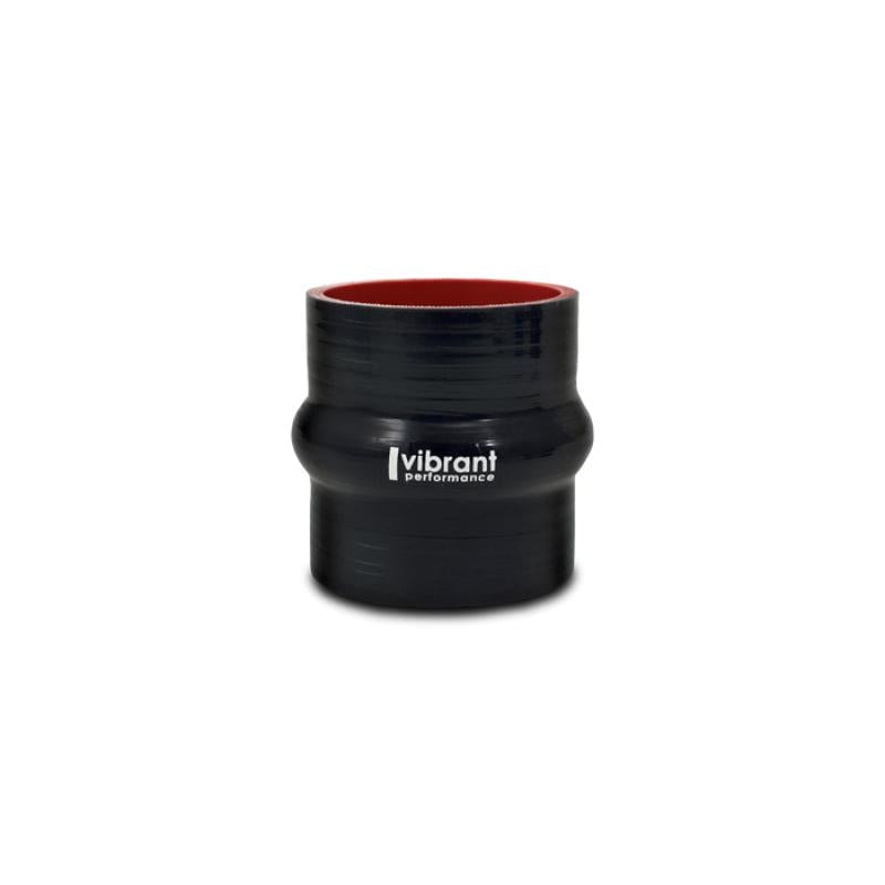 Vibrant Silicone Hump Hose Coupler 2.375in ID x 3.00in Long - Black Vibrant VIB19680