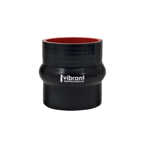 Vibrant Silicone Hump Hose Coupler 3.125in ID x 3.00in Long - Black Vibrant VIB19682