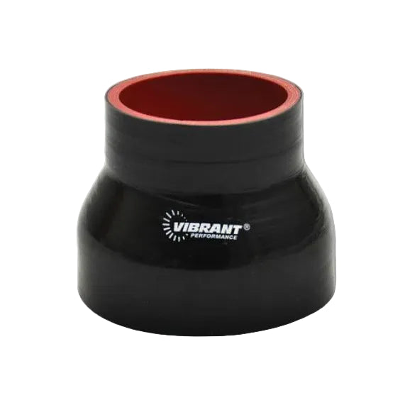 Vibrant Vibrant Silicone Reducer Coupler 1.00in ID x 1.75in ID x 3.00in Long - Black
