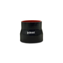 Load image into Gallery viewer, Vibrant Silicone Reducer Coupler 1.625in ID x 1.25in ID x 3.00in Long - Black Vibrant VIB19721