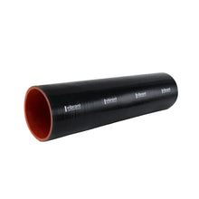 Load image into Gallery viewer, Vibrant Silicone Straight Hose Coupler 1.375in ID x 12.00in Long - Gloss Black Vibrant VIB27335